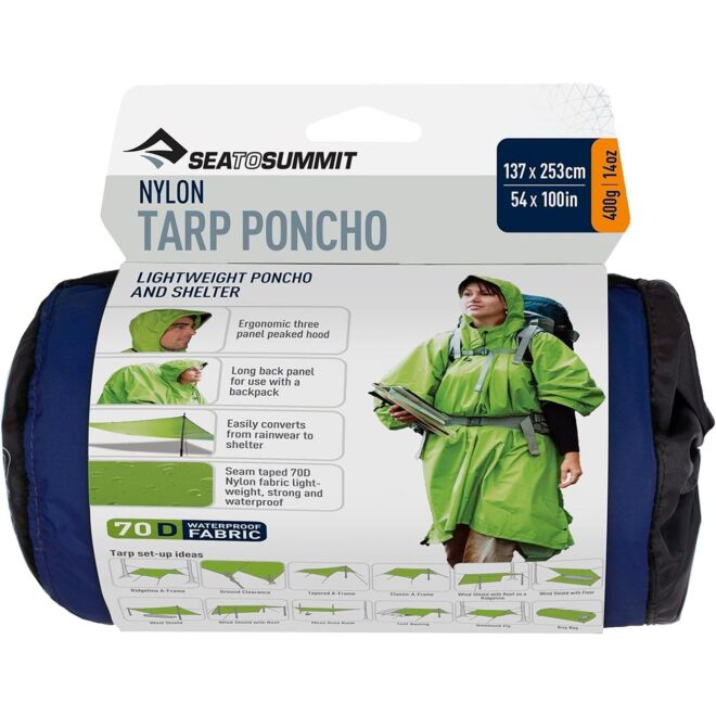 Sea To Summit Nylon Tarp Poncho 防水ポンチョ