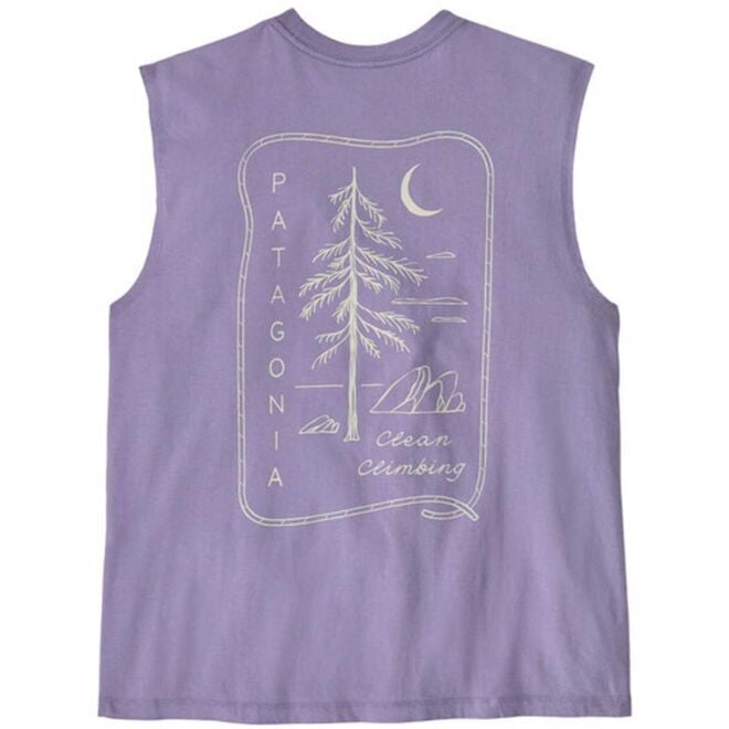 Patagonia W's Clean Climb Roots Boxy Organic レディースタンクトップ