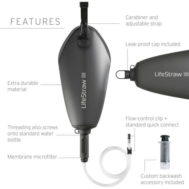 LifeStraw Peak Series Gravity Filter System 3l 水浄化システム