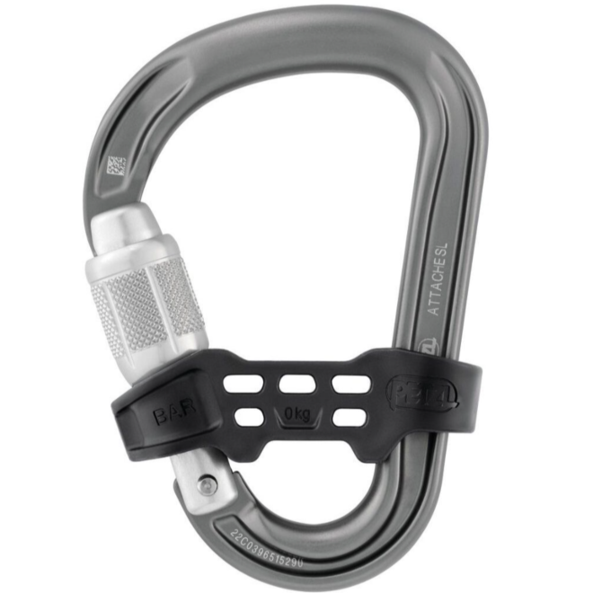 Petzl GriGri クライミング用アシストブレーキ器具とカラビナ