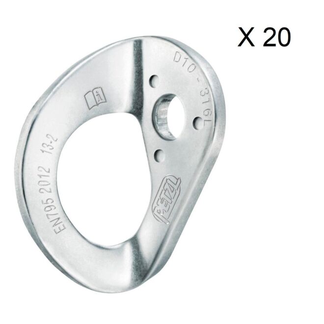 Petzl Coeur Stainless 20-Pack プレート
