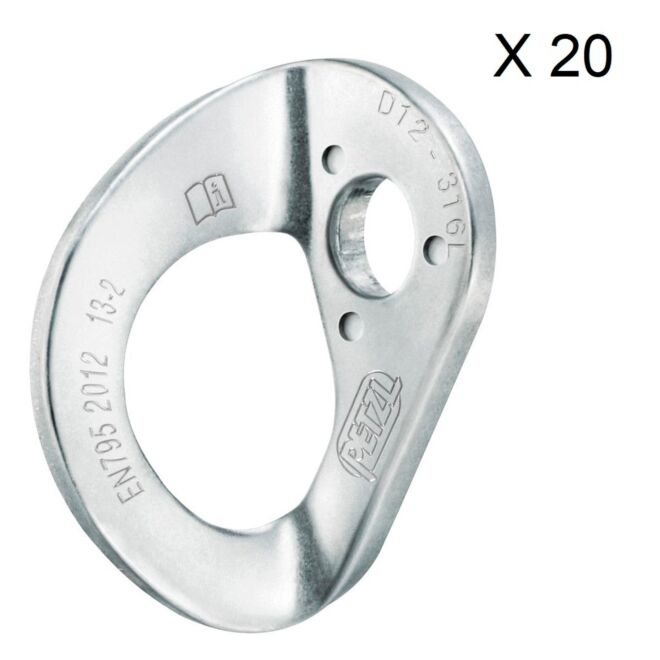 Petzl Coeur Stainless 20-Pack プレート