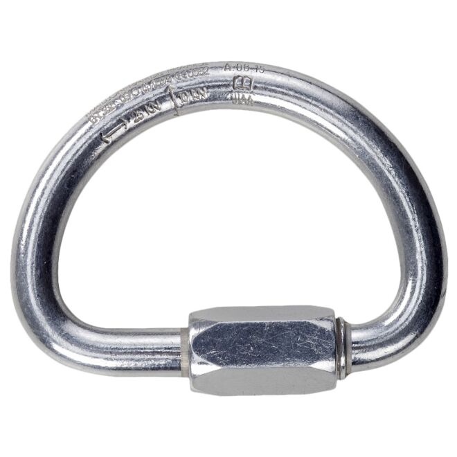 Petzl Demi Rond アルミ製セミラウンドクイックリンク