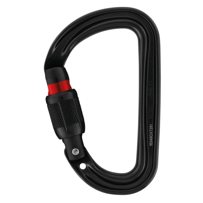 Petzl Sm'D Black Screw Lock クライミング用カラビナ