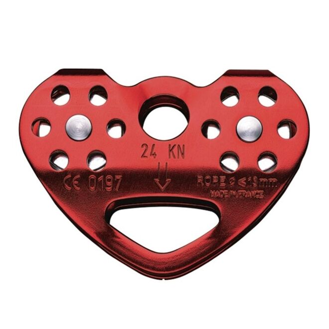Petzl Tandem 二重滑車 ロープジップライン