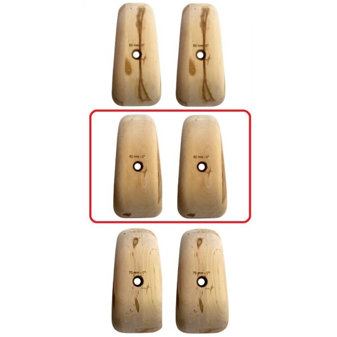 Metolius Wood Grips Pinch 0° セット 6 クライミング ホールド