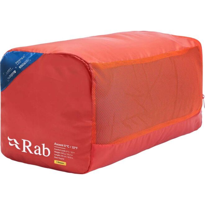 Rab Ascent 0°C レギュラー スリーピングバッグ