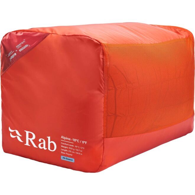 Rab Alpine -12°C レギュラー スリーピングバッグ