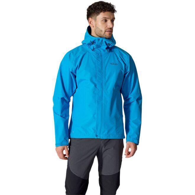 Rab Downpour Jacket 男性用防水ジャケット