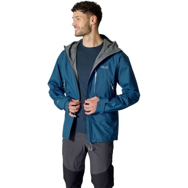 Rab Downpour Mountain Jacket 男性用防水ジャケット
