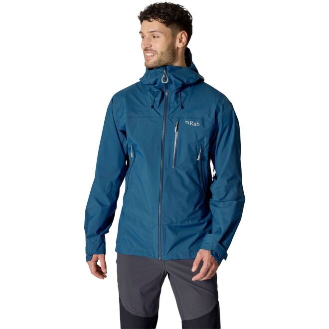 Rab Downpour Mountain Jacket 男性用防水ジャケット