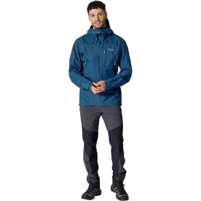 Rab Downpour Mountain Jacket 男性用防水ジャケット