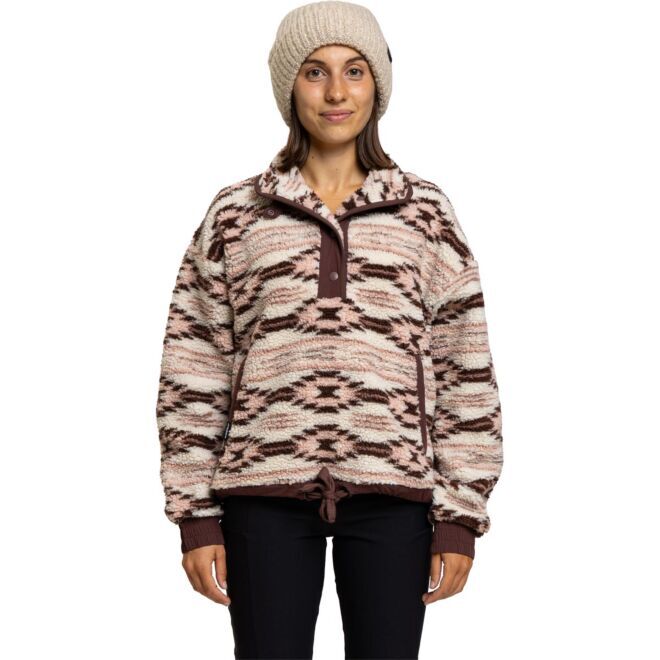 Rock Experience Mika Mock Neck Woman レディースフリース