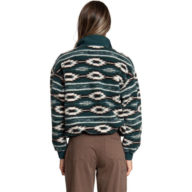 Rock Experience Mika Mock Neck Woman レディースフリース