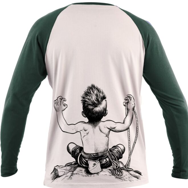 Nograd Born To Climb メンズ長袖Tシャツ