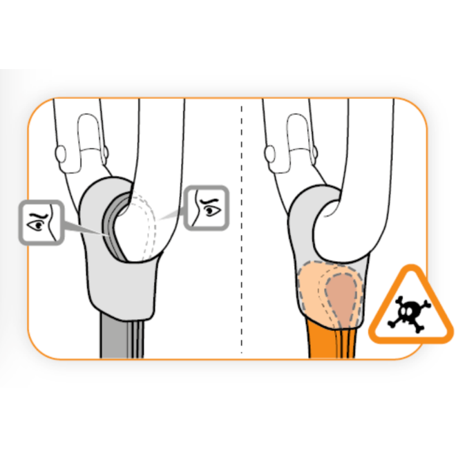 Petzl String L 10-pack コネクタ用の位置決めアクセサリーとテープ保護 (10個入り)