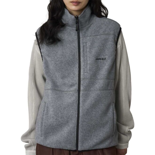 Gramicci Thermal Fleece Reversible Vest ユニセックス スリーブレス