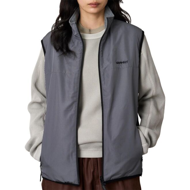 Gramicci Thermal Fleece Reversible Vest ユニセックス スリーブレス