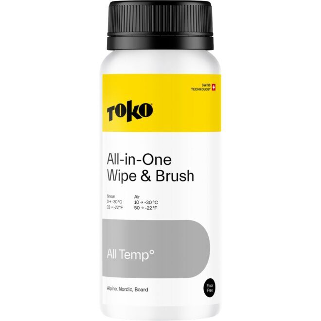 Toko All-In-One Wipe & Brush スキー用ワックス