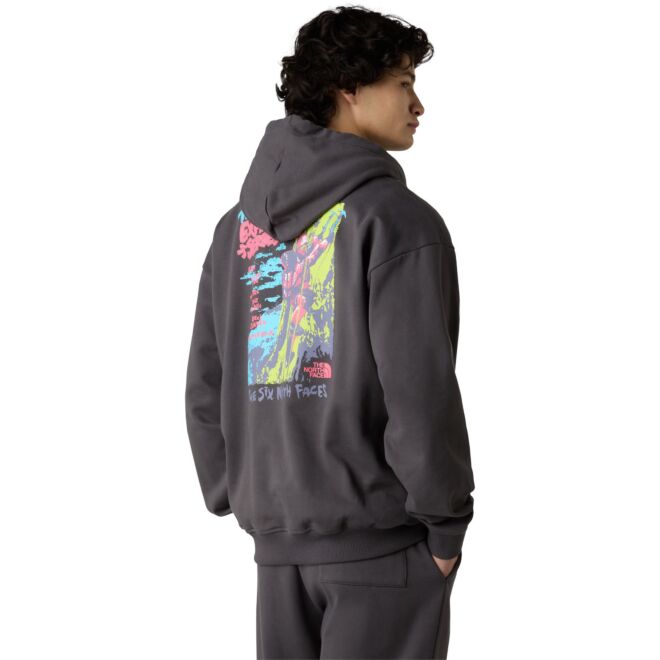 The North Face U Expedition Celebration オーバーサイズ フーディ スウェットシャツ