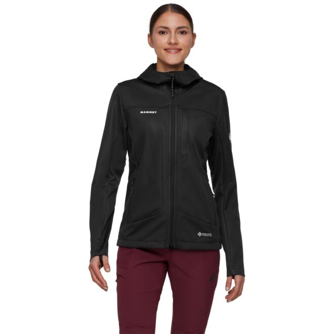 Mammut Ultimate VIII SO Hooded Jacket Women レディースソフトシェルジャケット