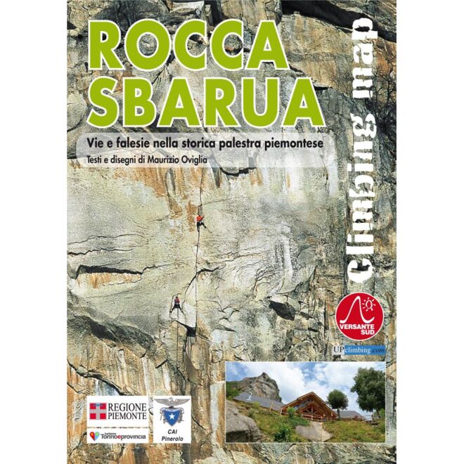 Versante Sud Rocca Sbarua クライミングマップ climbing guide