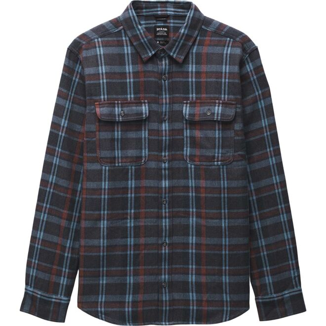 Prana Westbrook Flannel Shirt メンズ スリムフィット シャツ