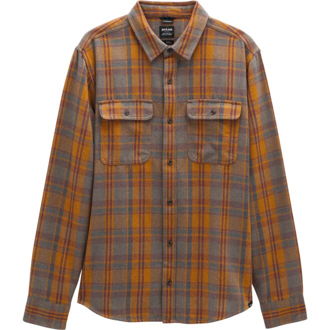 Prana Westbrook Flannel Shirt メンズ スリムフィット シャツ