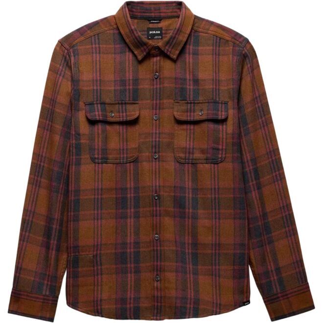 Prana Westbrook Flannel Shirt メンズ スリムフィット シャツ