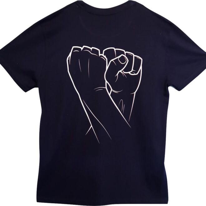 Wide Boyz Double Fist Stack メンズTシャツ