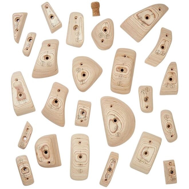Moon Wood Holds Set B 24個のクライミングホールド