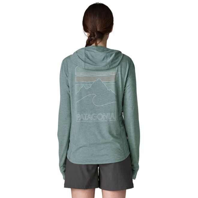 Patagonia W's Cap Cool Sun Hoody - Peak Visions レディース長袖シャツ