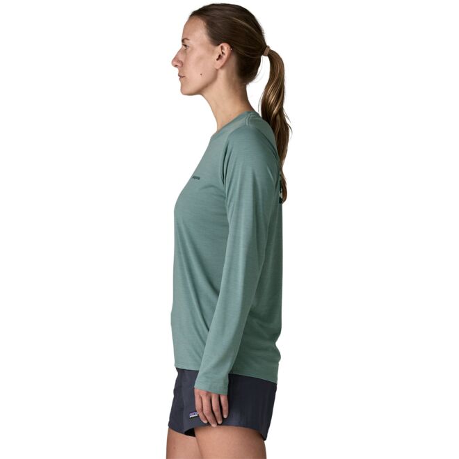 Patagonia W's L/S Cap Cool Daily Shirt - Boardshort Logo レディースシャツ