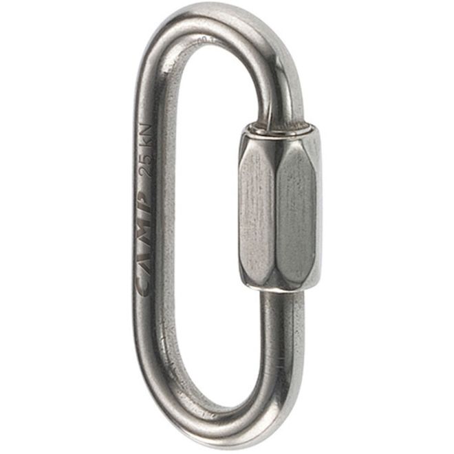 CAMP Oval Mini Link Stainless クイックリンク