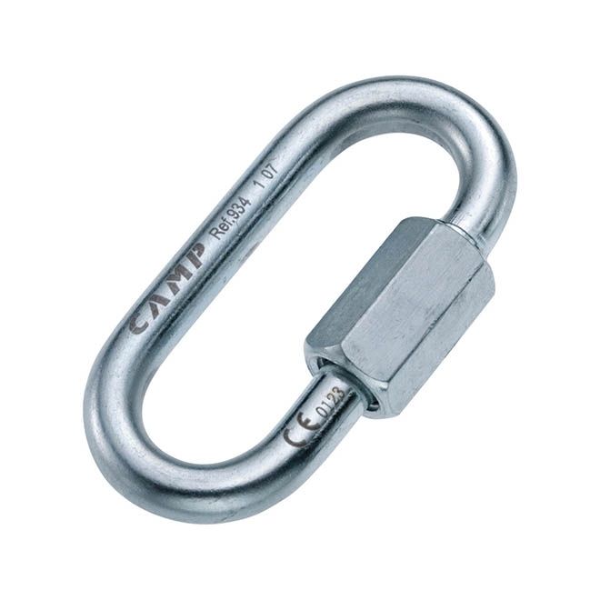 CAMP Set 5 Oval Quick Link Steel 直径8mm 5個パック クイックリンク