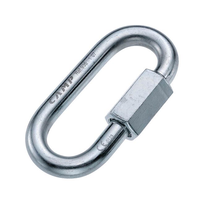 CAMP Oval Quick Link スチール 直径10 mm クイックリンク