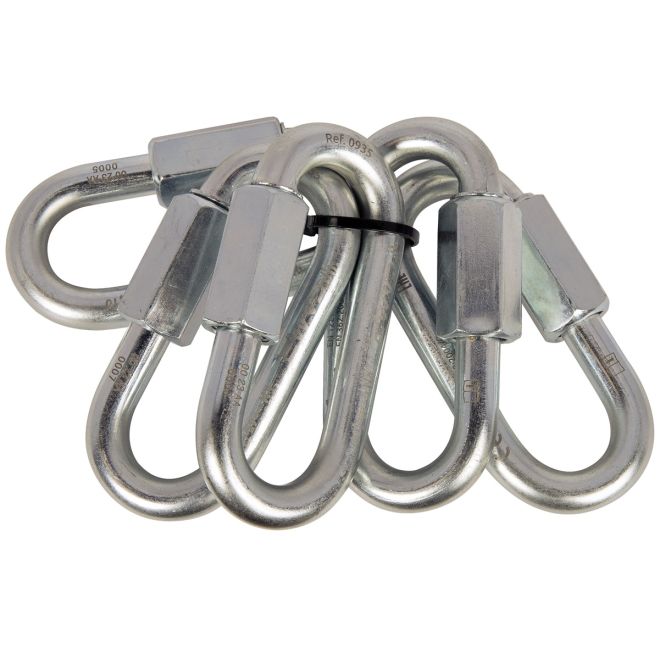 CAMP Set 5 Oval Quick Link Steel 直径10 mm 5個パック クイックリンク