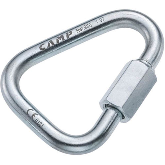 CAMP Delta Quick Link Steel 8 mm 三角形のクイックリンク