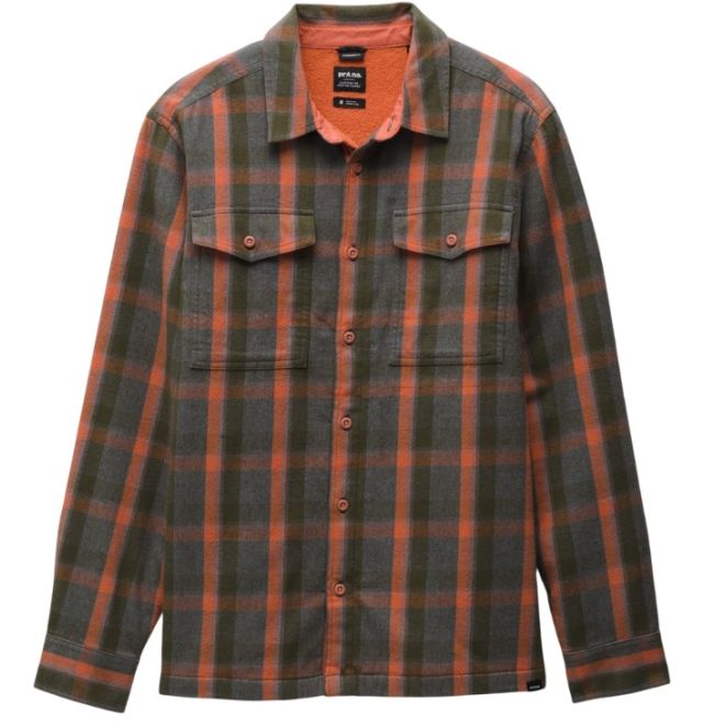 Prana Copper Skies Lined Flannel メンズ長袖シャツ