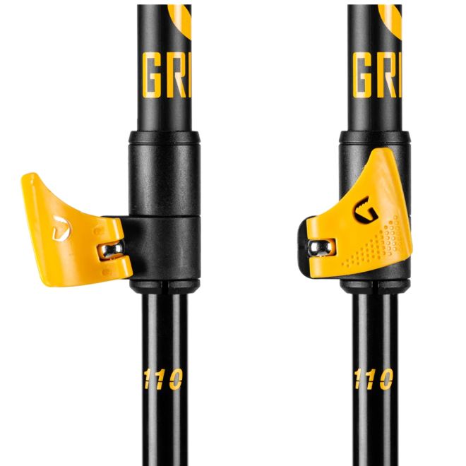 Grivel Condor Evo Alpine 2 折りたたみ式スティック、取り外し可能なブレード付き