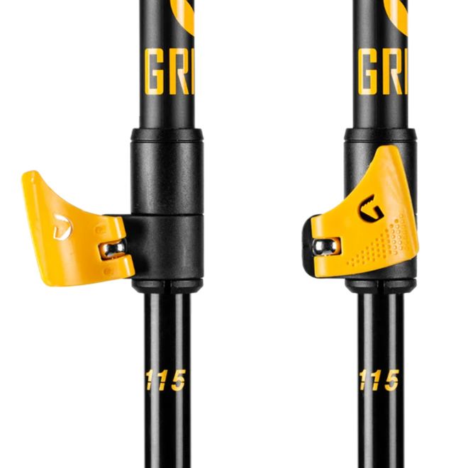 Grivel Condor Evo Alpine 3 折りたたみ式スティック、取り外し可能なブレード