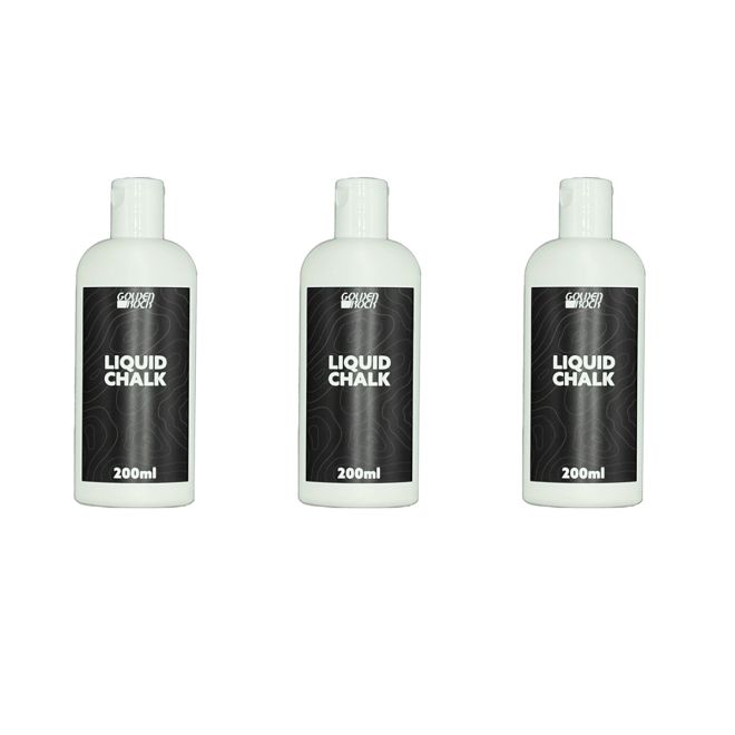 Golden Rock Liquid Chalk 液体マグネサイト 200 ml 3パック