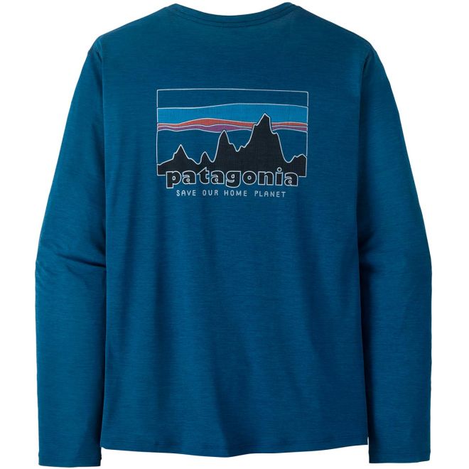 Patagonia M's L/S Cap Cool Daily Shirt - '73 Skyline メンズ長袖シャツ