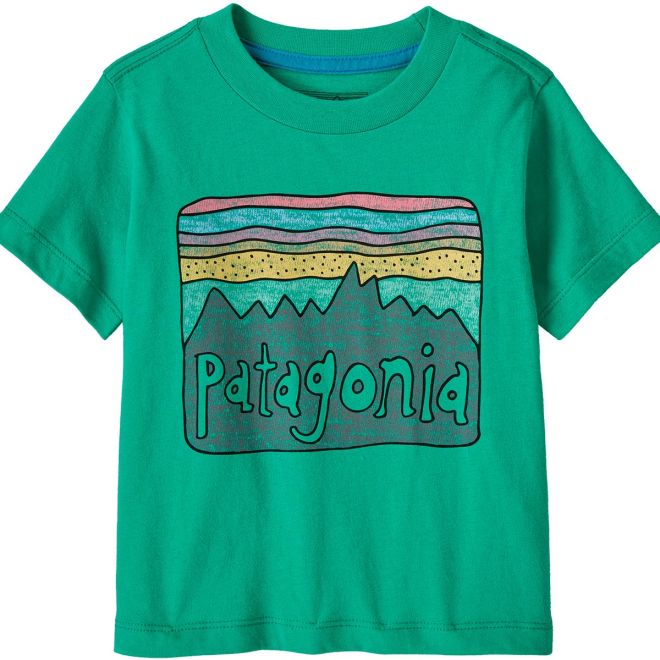 Patagonia Baby Fitz Roy Skies 子供用Tシャツ