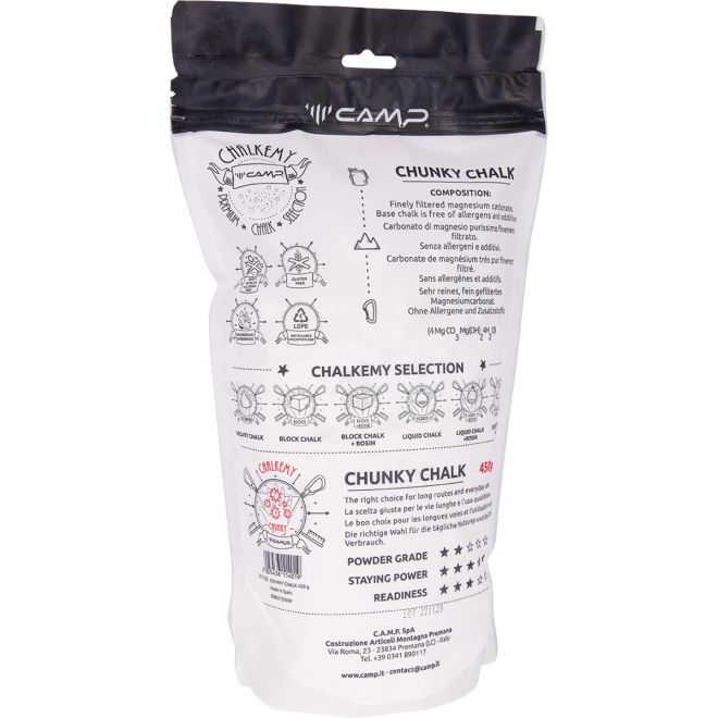 CAMP Chalkemy Chunky Chalk 450 g チャンク状マグネサイト