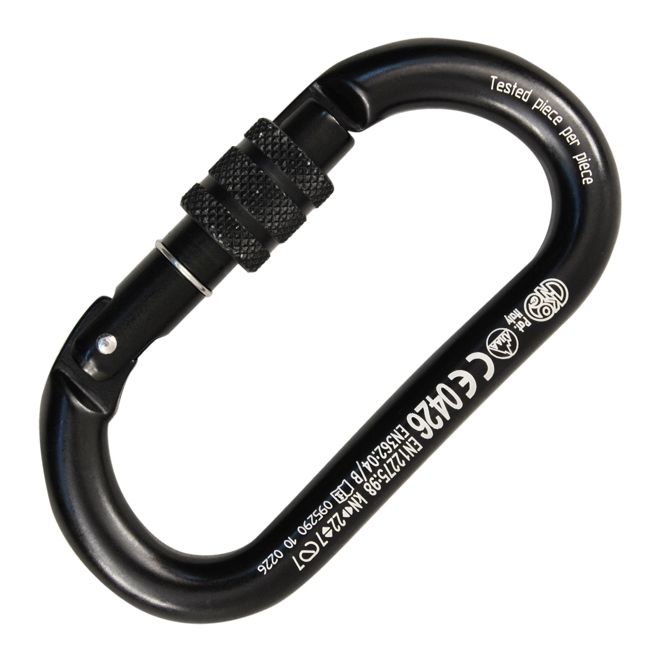 Kong Oval Alu Classic Screw Sleeve スペレオオーバルカラビナ
