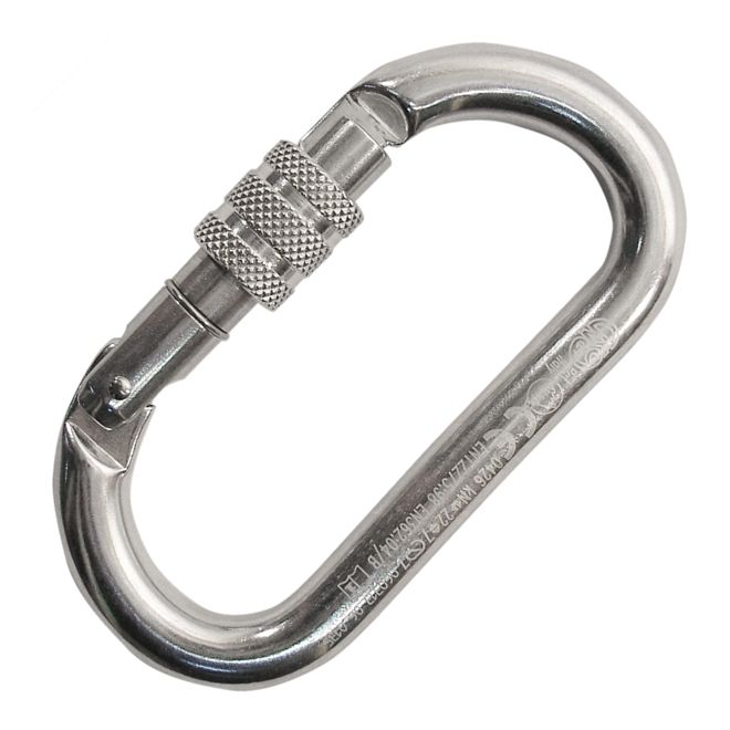 Kong Oval Alu Classic Screw Sleeve スペレオオーバルカラビナ