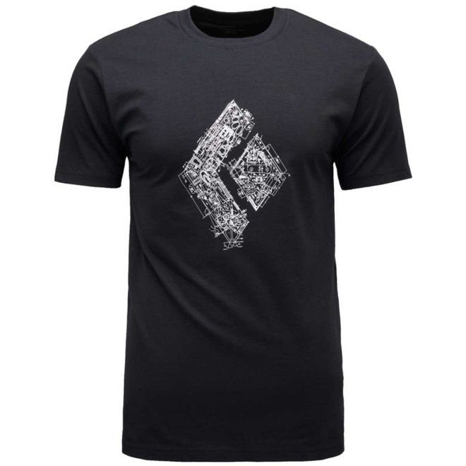 Black Diamond Engineered Diamond メンズ Tシャツ
