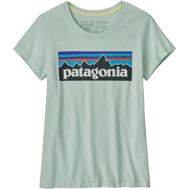 Patagonia Girls' レギュラー ジェネレーティブ オーガニック認証コットン P-6 ロゴ Tシャツ 子供