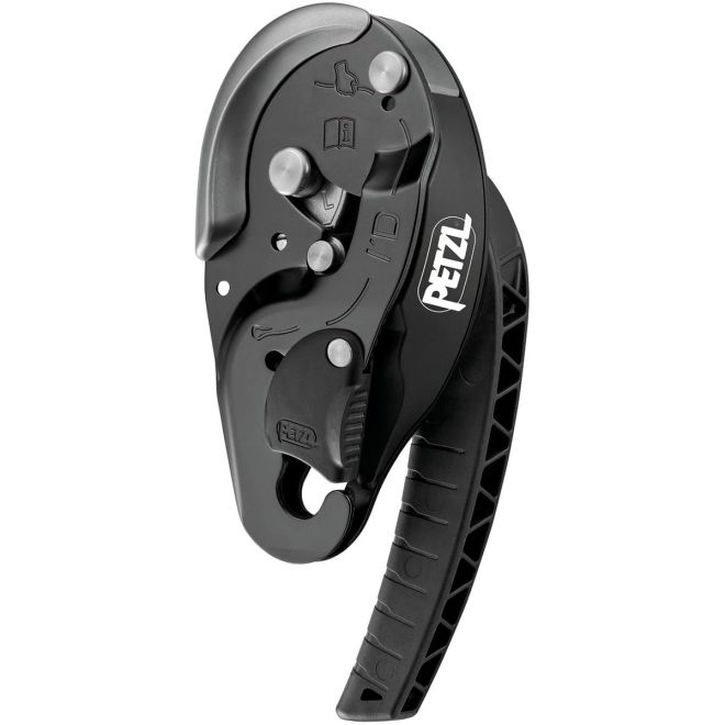 Petzl I'D L 自動ブレーキ付き救助用 descender パニック防止機能